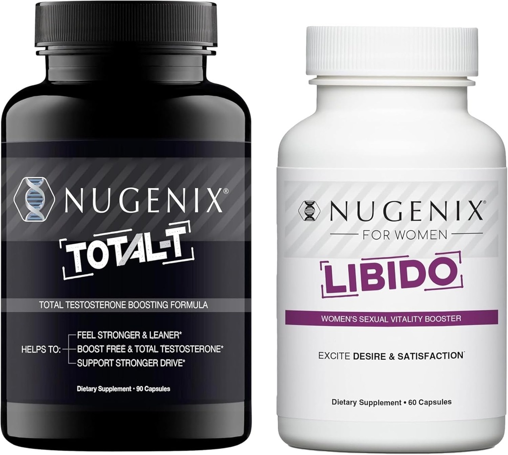 Nugenix His & Hers Bundle - Rehausseur de la libido et de la testostérone totale pour femmes