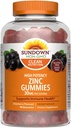 Sundown High Potency Zinc Gummies, 90 Nombre