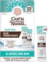 GuruNanda PreMixed Saline Packets for Nasal Rinse (120 Count), All Natural Sinus Rinse Packets to Help with Allergies & Congestion Relief, 0.08oz Each