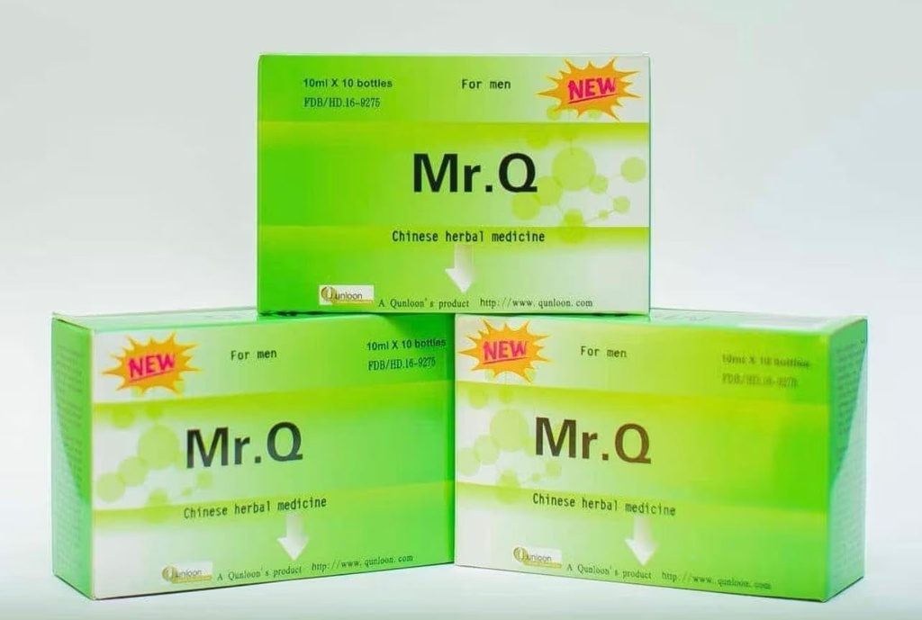 M.Q. Herbal chinois pour hommes, 10ml X 10 bouteilles, suppléments de forme liquide, supplément populaire au Ghana