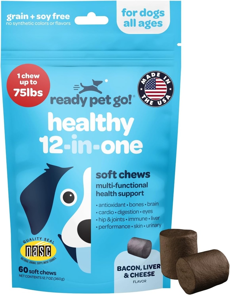 12-en-1 Multivitamine complète pour les chiens