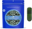 Capsuline Chlorophyll Colored Size 00 Empty Vegan Capsules - 1000 Count - Empty Veggie Pill Capsules - DIY Vegetable Capsule Filling - Empty Caps - Kosher Non-GMO Certified (Green)