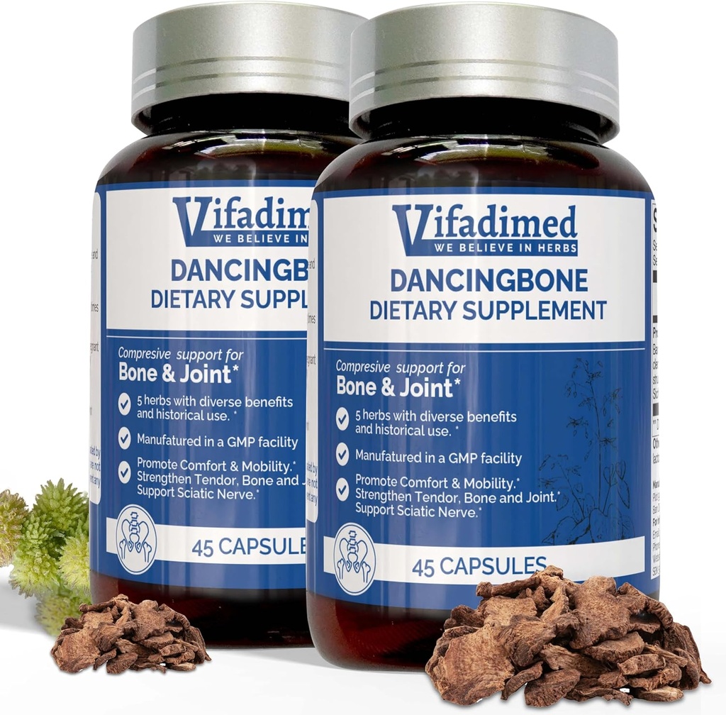 Soutien articulaire à base de plantes pour les hommes et les femmes, Nerve sciatique, Circulation sanguine pour les jambes, le genou, le dos et la santé articulaire, le confort, la mobilité, 90 capsules