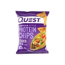 Quest Nutrition Loaded Taco Tortilla Style Protein Chips, 19g Protéines, 4g de glucides nets, faible teneur en glucides, sans gluten, 1,1 oz (paquet de 12)