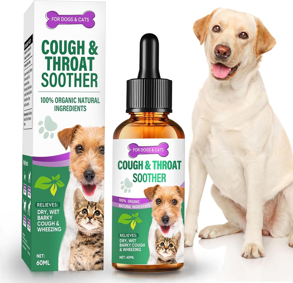 Traitement de la toux pour chiens, supplément de soulagement de l'allergie pour les chiens