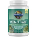 Garden of Life Perfect Food Super Green Formula - 60 portions, 45 superaliments, verts, fruits et jus de légumes Superfood, probiotiques et spiruline biologique pour la digestion et la santé immunitaire