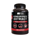 Ingrédients originaux purs Extrait de grenade (365 Capsules) Pas de magnésie ou de farine de riz, toujours pur, vérifié en laboratoire