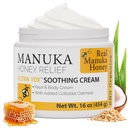 Crème de miel de Manuka (16oz) – Lotion hydratant pour tous les types de peau adapté aux enfants et aux adultes.