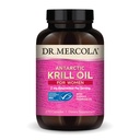 Dr Mercola Krill Oil for Women - 2 mg Astaxanthin - Certifié MSC durable - Supporte les systèmes Cerveau, Peau et Immune - avec Omega-3 - Non-OGM, sans gluten et sans soja - 270 capsules (30 portions)