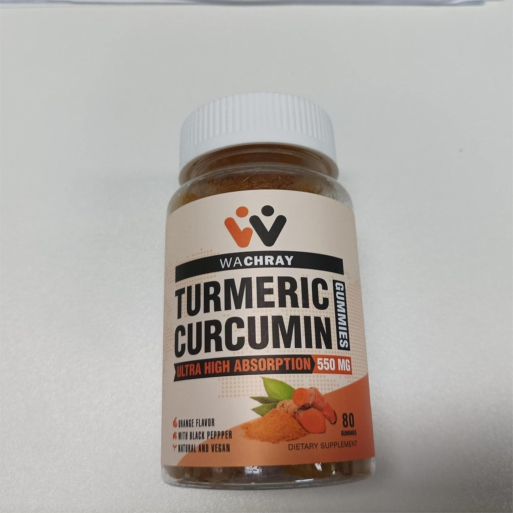 Turmeric Curcumin Gummies with Ginger & Black Pepper Extract