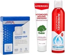 AMERIGEL Nombre total de premiers soins - 1 oz. Hydrogel Wound Dressing, 7,1 oz. Saline Wound Wash, 2x2 Borded Gauze Dressing
