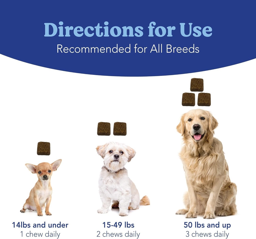 ANGELS' EYES Natural Tear Tight Prevention Soft Chews for Dogs.