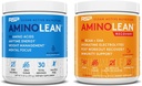 RSP NUTRITION AminoLean Énergie de préentraînement (Blue Raspberry 30 portions) avec AminoLean Recovery Post Workout Boost (Blood Orange 30 portions)