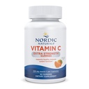 Nordic Naturals Vitamine C Gommies Extra Strength - Flaveur de Tangerine - 60 Gommies - 500 mg Vitamine C supplément végétalien - Immune à faible teneur en sucre - Soutien - 30 portions