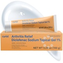 Curist Diclofenac Sodium Gel topique 1 pour cent 150g pour l'arthrite Douleur - soulagement de la douleur articulaire pour la douleur à la main/à la peau, douleur au genou/à la peau et douleur à la cheville - 1% - 5,29oz