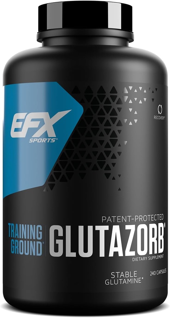 EFX Sports d'entraînement Glutazorb Caps fortement concentrés, pH correct Supplément de pilule de glutamine.