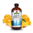 Réponse de la nature Omega liquide-3.00 Huile de poisson de haute mer avec supplément alimentaire EPA/DHA.