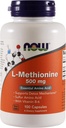 Maintenant aliments L-méthionine, 100 capsules / 500mg (paquet de 2)