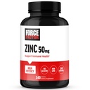 Facteur de force Zinc 50mg, suppléments de zinc avec poudre d'oxyde de zinc, gluconate de zinc et citrate de zinc pour le soutien immunitaire et la santé immunitaire, haute puissance, végétalien, sans gélatine, non-OGM, 240 comprimés