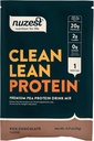 Nuzest - Poudre de protéines de pois - Protéines propres, Poudre de protéines végétales premium, sans lait, sans gluten, sans OGM, sans protéines naturellement sucrées, chocolat riche, 1 portion, 0,9 oz