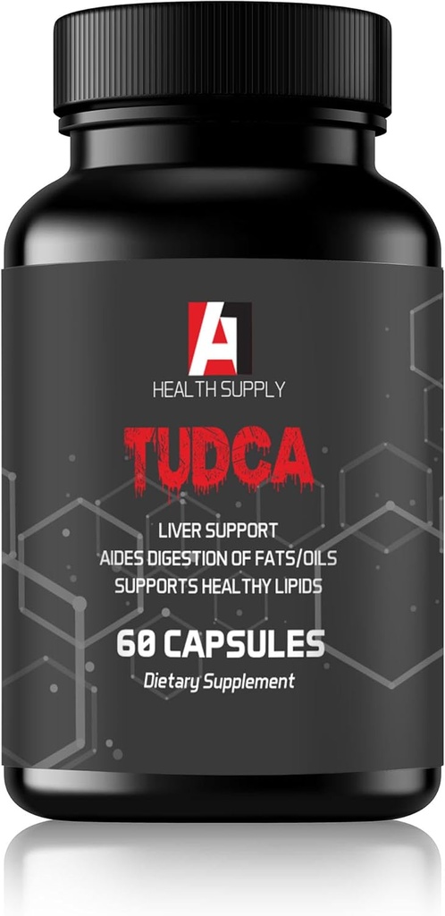 Supplément nettoyant du foie et de la vésicule, 60 capsules, 250mg. Premium TUDCA