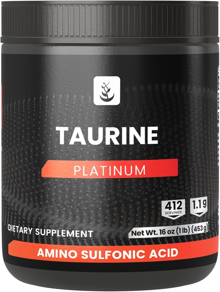 PURE ORIGINAL INGRÉDIENTS Poudre de taurine, 1 lb, toujours pure, sans additifs