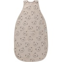 Woolino Merino Laine et coton biologique Ultimate Baby Sleep Sack - Couverture bébé à porter 4 saisons - Sac de couchage réglable à fermeture éclair à deux voies - Taille universelle (2-24 mois) - Ours en peluche