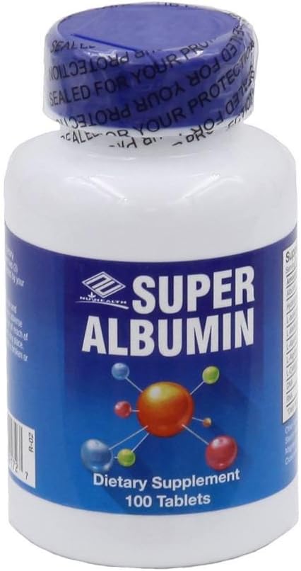 Super Albumin (100 comprimés) - 12 paquets par Nu-Health