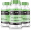 les laboratoires de taille - Fast Lean Pro Dietary Supplement, capsules de formule avancées pour la force supplémentaire, non OGM, favorise une gestion du poids saine (180 capsules) (Paquet officiel de 3)