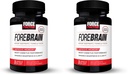 Supplément Cerveau Nootrope Forebrain pour améliorer la mémoire, stimuler la concentration, augmenter l'énergie mentale et soutenir la santé cérébrale avec caféine, Bacopa et Huperzine A, facteur de force, 30 capsules (paquet de 2)