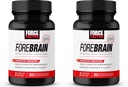 Supplément Cerveau Nootrope Forebrain pour améliorer la mémoire, stimuler la concentration, augmenter l'énergie mentale et soutenir la santé cérébrale avec caféine, Bacopa et Huperzine A, facteur de force, 30 capsules (paquet de 2)
