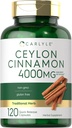 Carlyle Ceylan Capsules de cannelle 4000 mg de Count de 120 Sans OGM et supplément sans gluten
