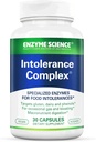 Enzyme Science Intolérance Complex, 30 Capsules Soutien complet pour les sensibilités digestives communes Gluten, caséine, phénol Sensitivities, et les glucides complexes soulagement de l'intolérance