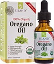 Oregano Oil Organic Liquid Drops - 100% Pure & Undiluted - USDA-Certified Organic (1 oz) 75% Carvacrol - Grown in Spain - Immune Support Supplement with Oil of Oregano.