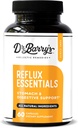 Dr Barry's Reflux Essentials - Soutien naturel pour la santé digestive et stomach, 60 capsules - 30 jours (1)