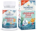 Nordic Naturals Children’s DHA, Strawberry - 120 Mini Chewable Soft Gels for Kids - 250 mg Omega-3 with EPA & DHA - Brain Development & Function - Non-GMO - 30 Servings