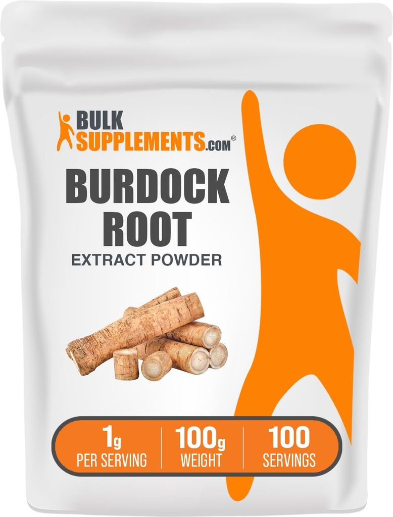BulkSupplements.com Poudre d'extrait de racine de dard - Poudre de racine de dard, supplément à base de plantes - Sans végétalien et sans gluten, 1g par portion, 100g (3.5 oz) (paquet de 1)