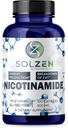 B3 Nicotinamide 500 mg Niacine sans flush efficace. Booster d'énergie, Régénérateur de cellules, qui soutient le déclin cognitif, l'anti-âge et aide à briser les glucides et les graisses (100 comte)