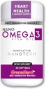 Supplément Nano Omega 3 pour les femmes et les hommes – Huile de poisson softgels avec la nanotechnologie – Capsules DHA High Potency EPA – Pas d'arrière-goût – Facile à avaler – 60 Bouteilles de comptage