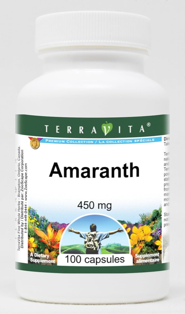 Amaranth - 450 mg (100 gélules, ZIN: 518931)