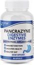 Arymar Pancrazyne Probiotics, Digestive Enzymes with Amylase, Protease, Lipase & Lactobacillus, Gut Health & Digestive Support Supplement, 60 Capsules
