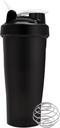 Bouteille de Shaker Protéines pour Gym - Pré-entraînement Boire Protéines Shaker Cup 20 Fl oz, Lave-vaisselle sans danger, BPA & Phthalate sans mélange de bouteille Shaker, Gym Shaker pour Gym Shaker Protéines - Noir ou Blanc (couleur de rando)