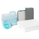 Le kit de soutien essentiel de la FIV de MyVitro. C'est de la couleur blanche.