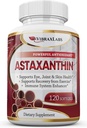 Astaxanthin 10mg Supplement/Best Pure Antioxidant from Microalgae, Helps Skin Care & Eye, Arthritic Joints, Healthy Aging, Boosting Energy, 120 Non-GMO Softgels - Premium Astaxanthin Supplements