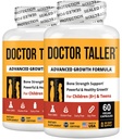 NuBest Doctor Taller - Bone Strength Supports, Améliorer le système immunitaire - Keto avec du calcium, vitamine D3, vitamine K2, acides aminés et herbes pour les enfants (8+)