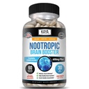Kaya Naturals - Nootropic Brain Booster - for Memory & Focus - Brain Support Supplement - Focus & Concentration & Learning Accuracy - Cognitive Function - 60 Count