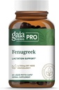 Gaia Herbs Pro Fenugreek - Soutien à l'allaitement naturel - Contient des vitamines B, vitamine C et bêta carotène - végétalien, biologique et sans gluten - 60 capsules de phytothérapie liquide (20 portions)