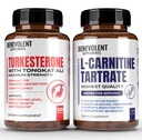 Turkesterone 8,000mg [Pureté la plus élevée] + supplément de tartrate de L-Carnitine Premium - supplément d'absorption élevée avec Tongkat Ali - Augmenter la stamina, la croissance musculaire maigre, soutenir le métabolisme et l'éner naturel