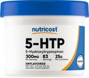 Nutricost 5-HTP poudre 25 grammes (300mg par portion) - Sans gluten et non-OGM, pur 5-htp