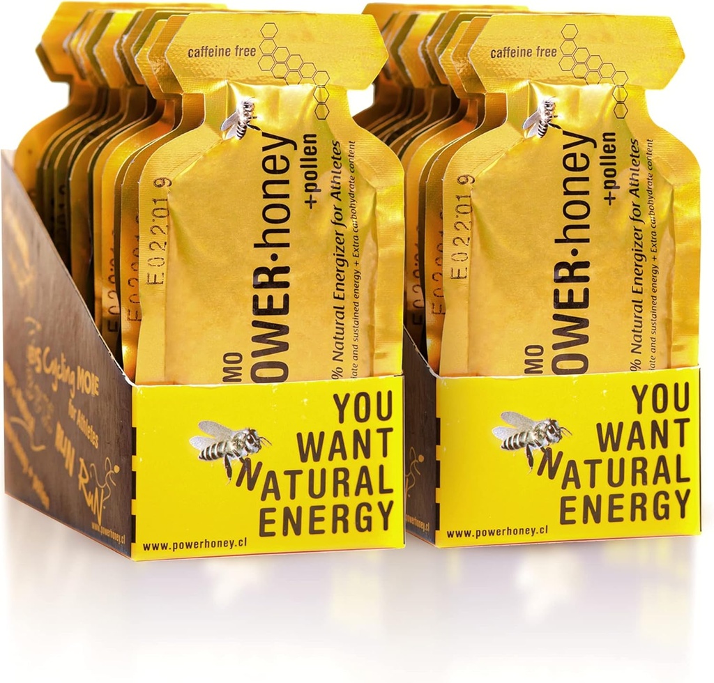 Power Honey Classic Energy Gel de 24 unités par paquet de 1,3 Oz